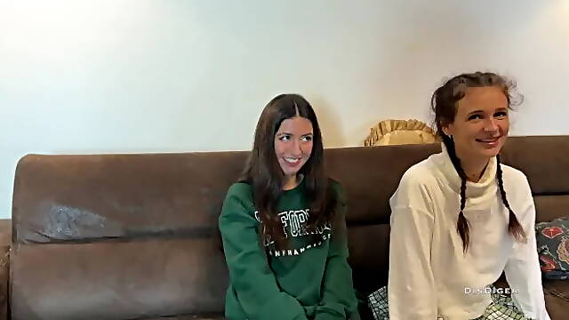 Picked Up Two Beauties with a Friend and Fucked Them Hard . Version 2