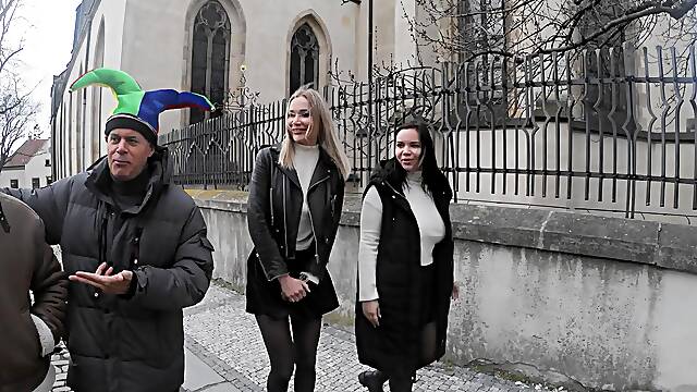 Group sex with stunning babes, including Sofia Lee and Venera Maxima