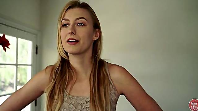 Gorgeous miniature model with small tits Alexa Grace screwed in the cowgirl pose