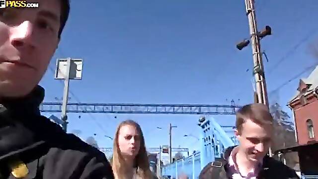 RUSSIAN PICKUP PERSONS: Doggy, Cowgirl Blonde Porn