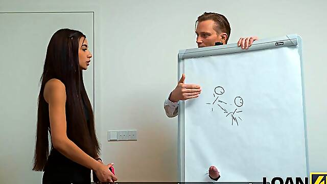 LOAN4K. Tight pussy was just leaking in this office ft. Vanessa Alessia Stanley Johnson: Hot Porn