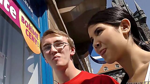 Hunt4k. adorable dark haired madelina dee asks bf if she can fellate