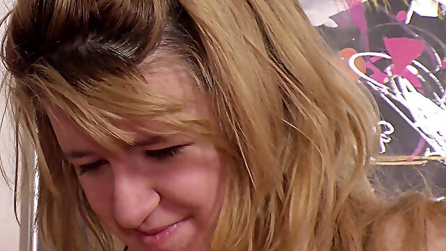 German Ugly Cutie Seduce to Fuck by older Couple in Threesome