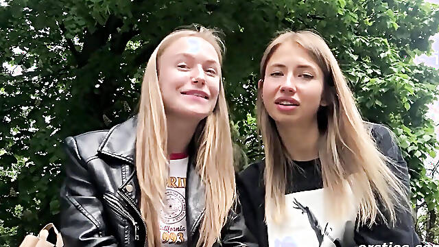 Ersties - Hot Blonde Babes Take Turns Getting Each Other Off