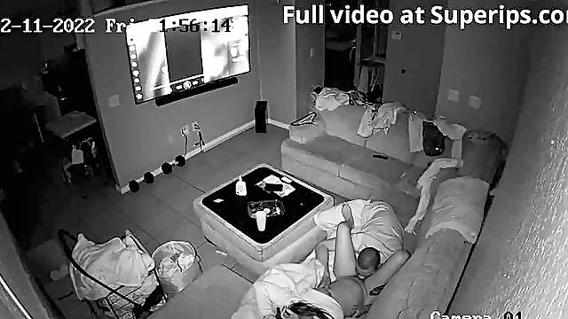 IPCAM – Pregnant black teen gets brutally fucked