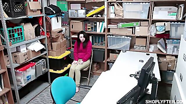 Athena Rayne knows that sex is the best way to get away even with shoplifting