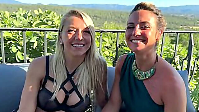 Pam and Ashley, very naughty with a dick