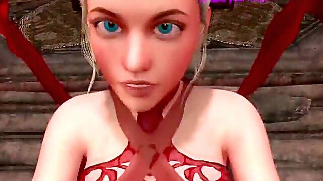 Giant Queen Blowjob POV