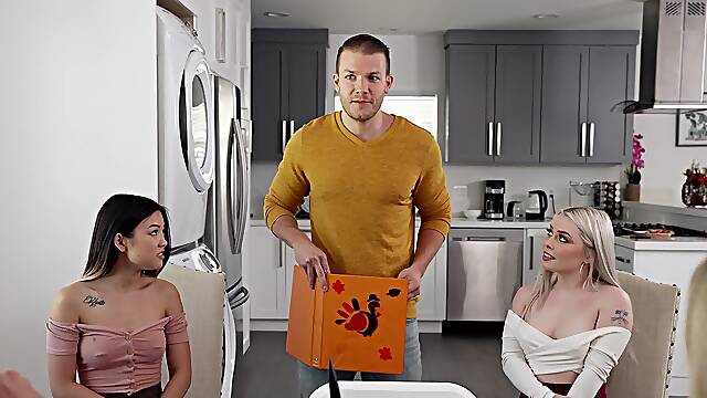 Blowjob bliss in a lustful threesome with Codey Steele and Lulu Chu