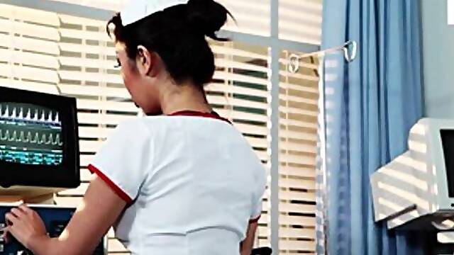 Doctor Adventures - Marica beside Bill Bailey squirts