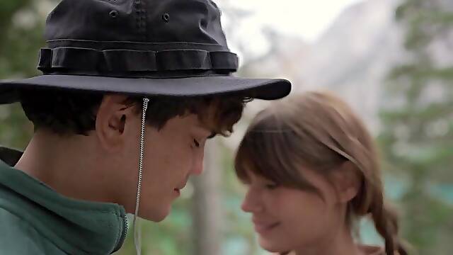 Nature inspired us and we couldnt resist. Kisses. touches, anything felt right in that pont of time.