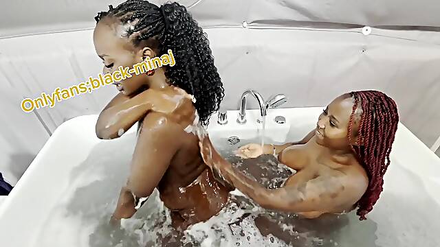 LESBO NURSES SHOWERING AND LICKING EVERY OTHER IN ADVANCE OF GOING IN AN OPERATION ROOM