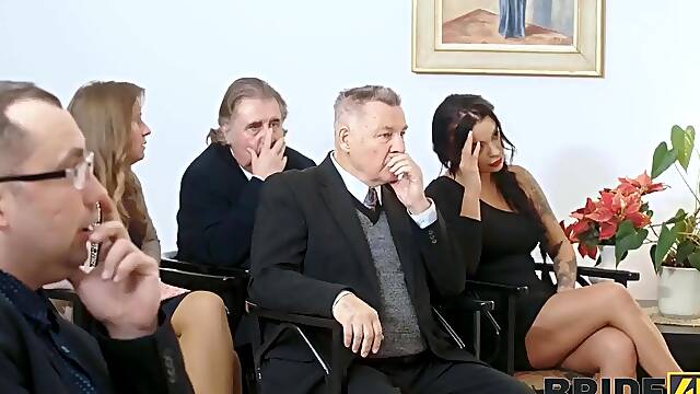 BRIDE4K. Bride Porn Compilation. Sexy sex with hot brides Sofia Lee, Olivia Sparkle, Eva Barbie