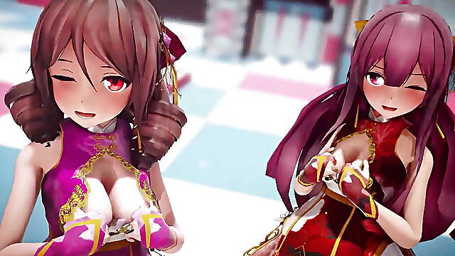 Mmd R-18 Anime Girls Sexy Dancing (clip 33)