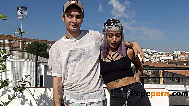 Young, beautiful and VERY HORNY! Meet Lila and Romeo, very dirty couple