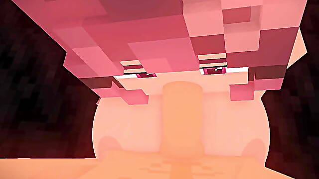 Minecraft girl fucks random guy - Minecraft sex mod Animation