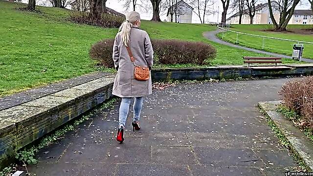 A strange guy kicks my shoe into the lake HD mp4 1920x1080