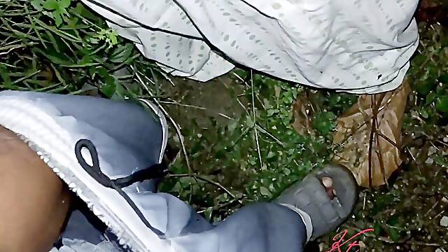 Hot Nepali couple gets naughty outdoors with explicit dirty talk in multiple languages