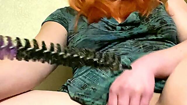 Pussy Stuffing with Vegetables, Bottles and Brushes