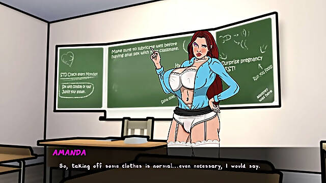 Lust Town - Gameplay - Roleplay - Teacher Seduced the Detention Student